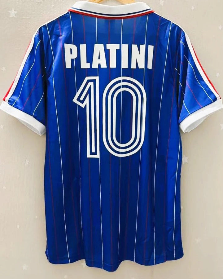 France 82/83 Home Retro Shirt - PLATINI #10