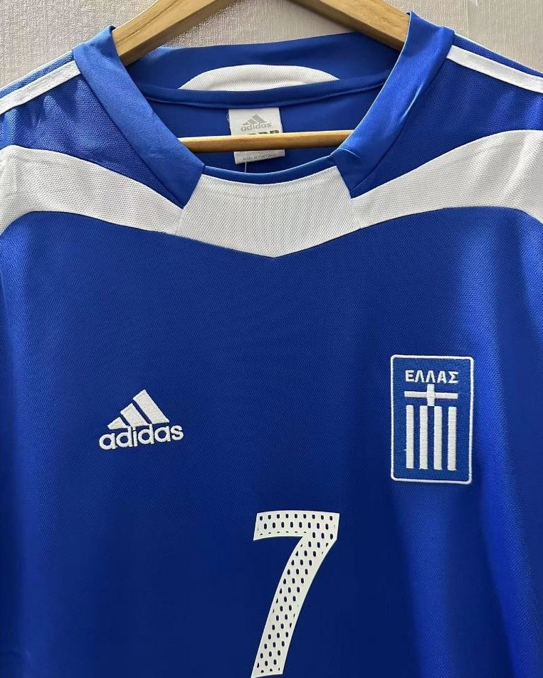 Greece 04/05 Home Retro Shirt - ZAGORAKIS #7 (+Patches)