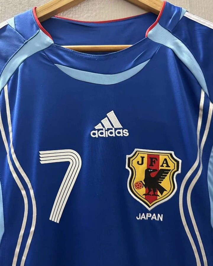 Japan 06/07 Home Retro Shirt - NAKATA #7 (+Patches)