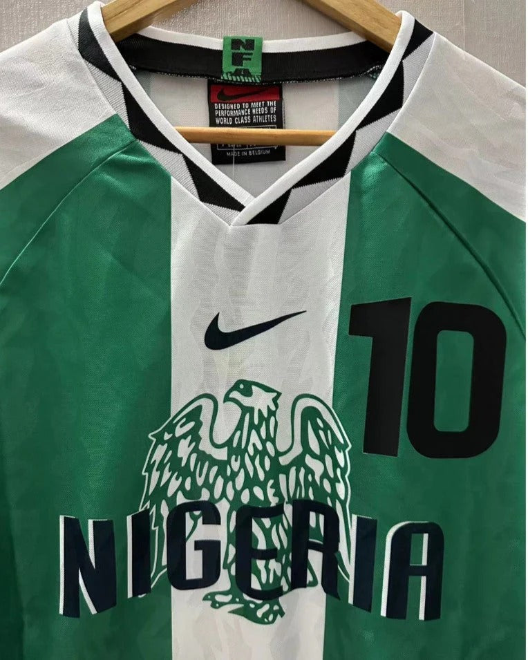 Nigeria 96/97 Home Retro Shirt - OKOCHA #10 (+Patches)