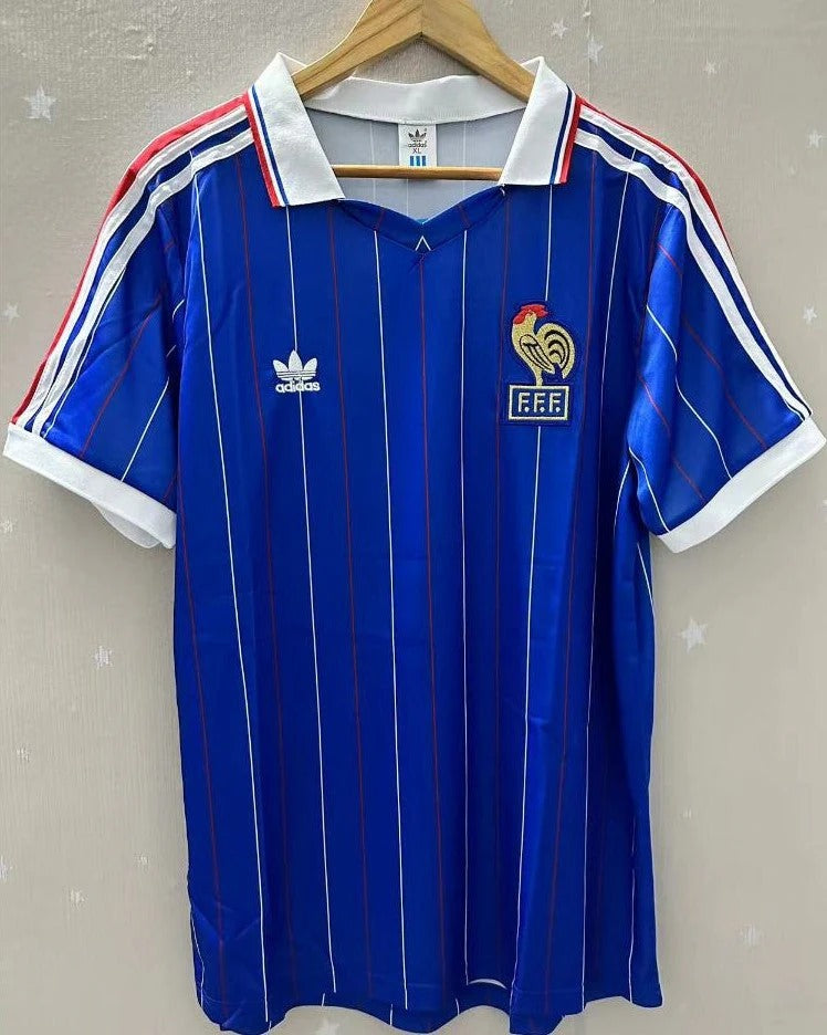 France 82/83 Home Retro Shirt - PLATINI #10