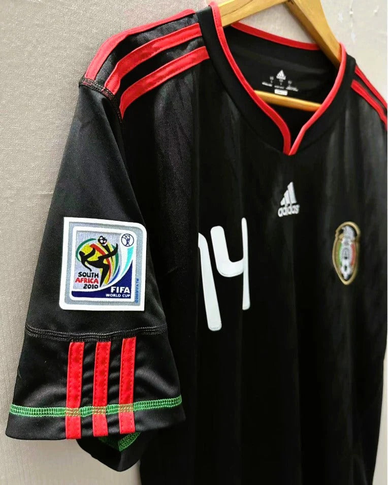 Mexico 10/11 Away Retro Shirt - J. HERNANDEZ #14 (+Patches)