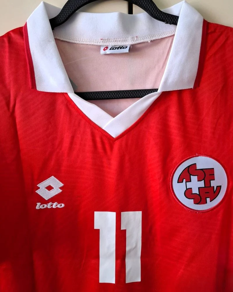 Switzerland 94/95 Home Retro Shirt - CHAPUISAT #11