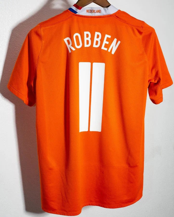 Netherlands 08/09 Home Retro Shirt - ROBBEN #11