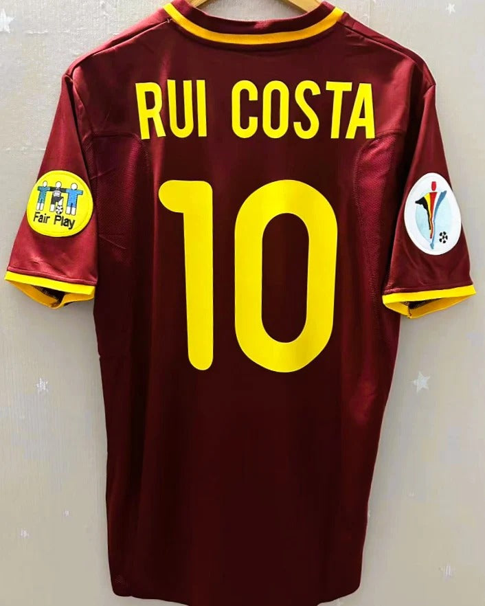Portugal 01/02 Home Retro Shirt - RUI COSTA #10 (+Patches)