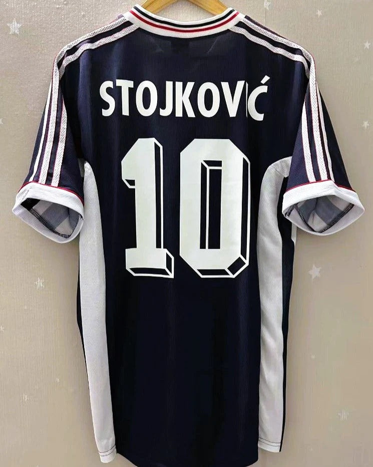 YUGOSLAVIA 98/99 Home Retro Shirt - STOJKOVIC #10