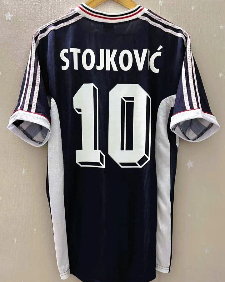YUGOSLAVIA 98/99 Home Retro Shirt - STOJKOVIC #10