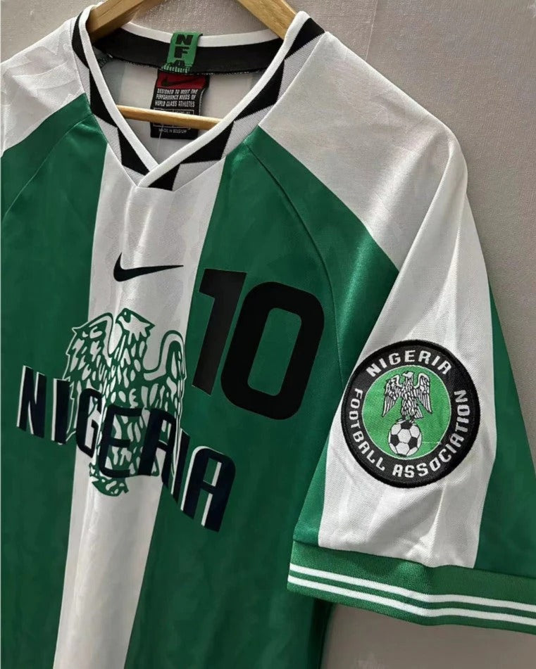 Nigeria 96/97 Home Retro Shirt - OKOCHA #10 (+Patches)