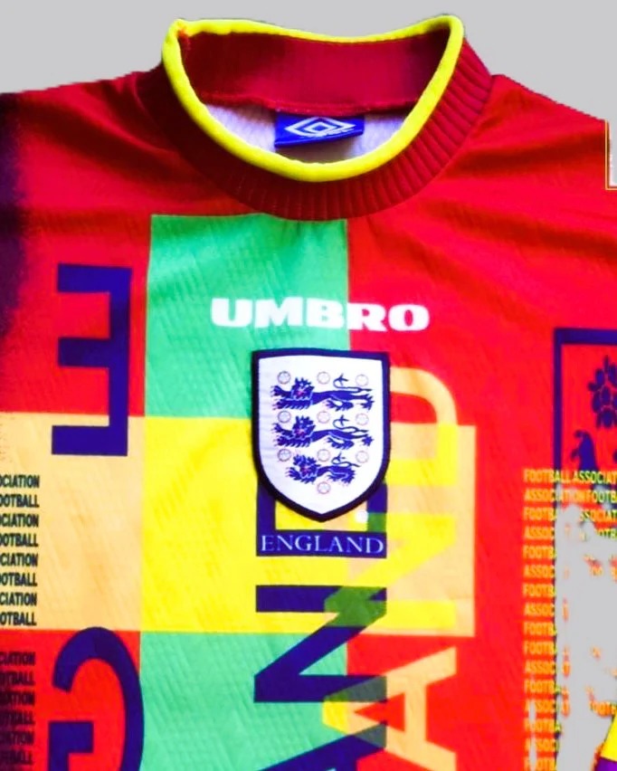 England 96/97 Goalkepper Away Retro Shirt - SEAMAN #1 - Long Sleeve