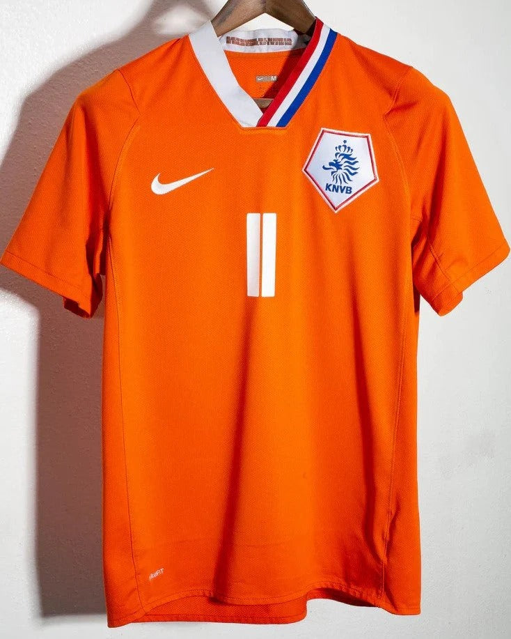 Netherlands 08/09 Home Retro Shirt - ROBBEN #11