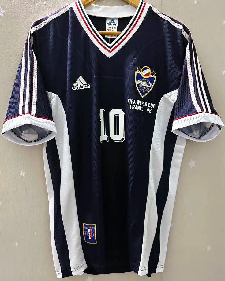 YUGOSLAVIA 98/99 Home Retro Shirt - STOJKOVIC #10