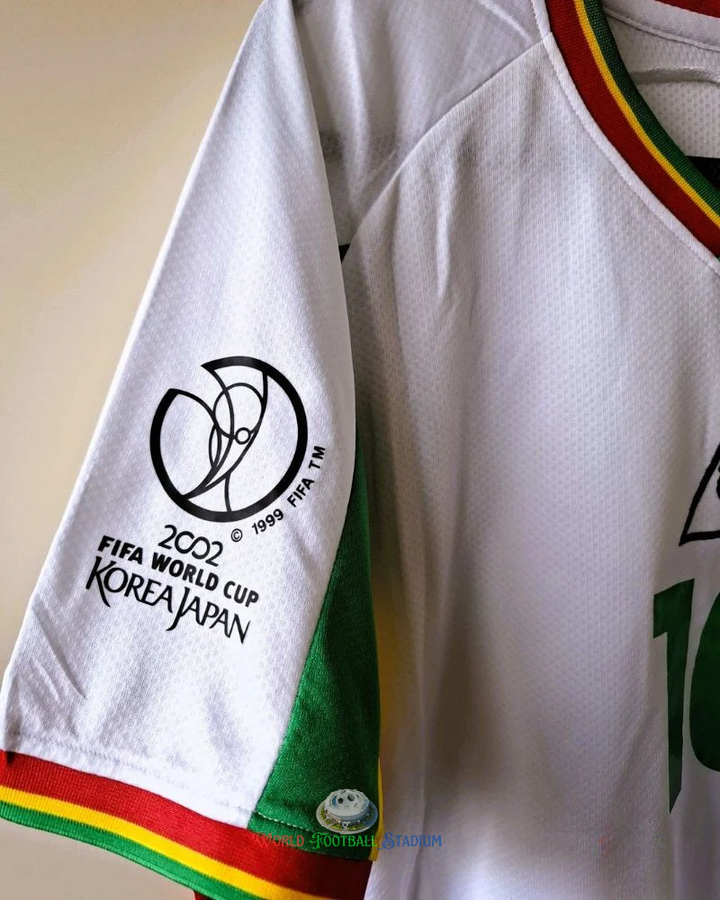 Senegal 02/03 Home Retro Shirt - KH. FADIGA #10 (+Patches)