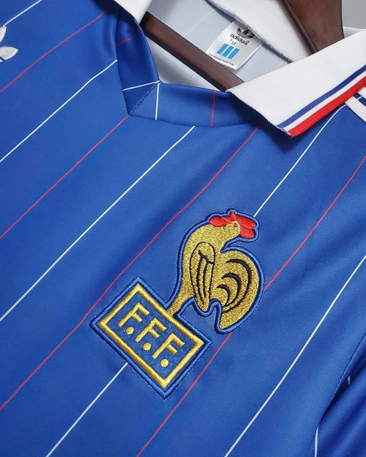 France 82/83 Home Retro Shirt - PLATINI #10