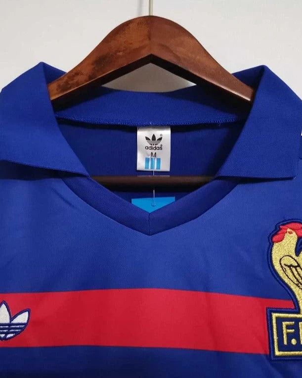 France 84/85 Home Retro Shirt - PLATINI #10