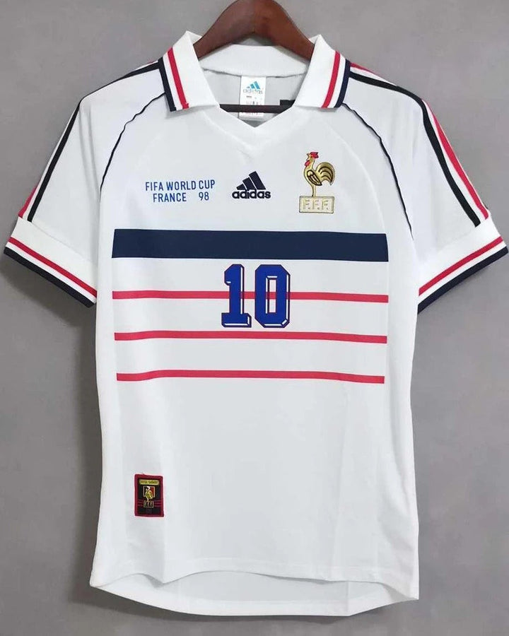 France 98/99 Away Retro Shirt -ZIDANE #10