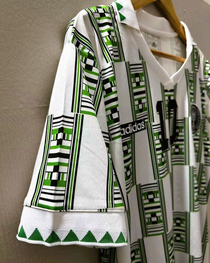Nigeria 94/95 Away Retro Shirt - OKOCHA JAY JAY #10