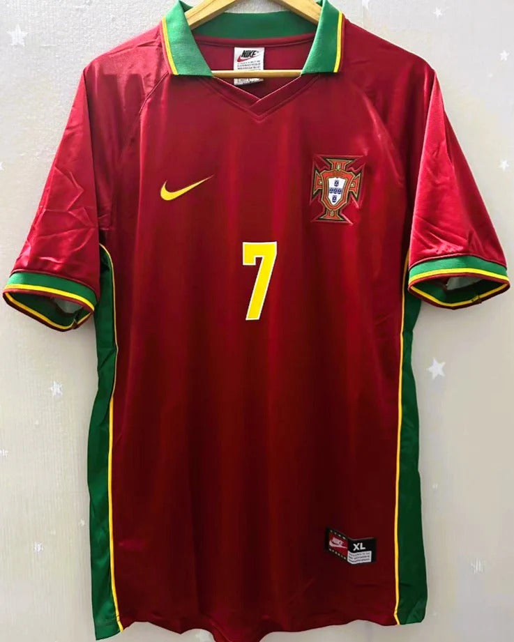 Portugal 98/99 Home Retro Shirt - FIGO #7
