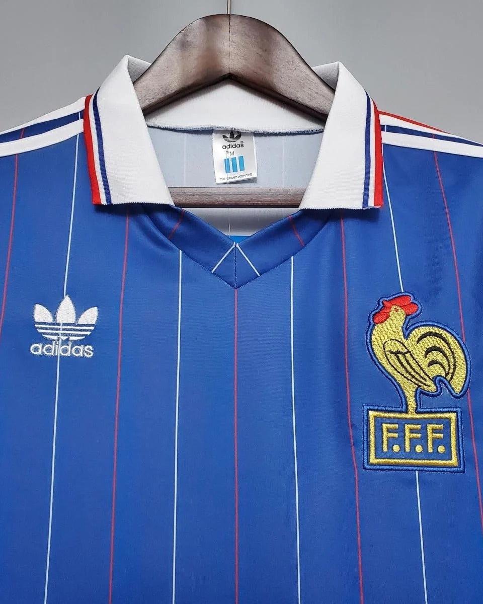 France 82/83 Home Retro Shirt - PLATINI #10