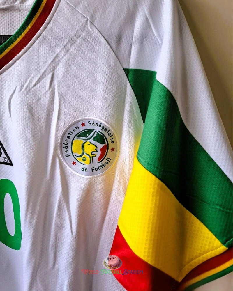 Senegal 02/03 Home Retro Shirt - KH. FADIGA #10 (+Patches)