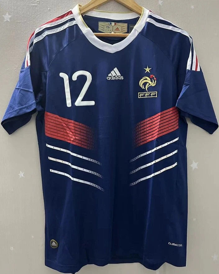 France 10/11 Home Retro Shirt - HENRY #12 (+Patches)