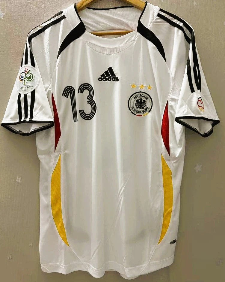 Germany 06/07 Home Retro Shirt - BALLACK #10 (+Patches)