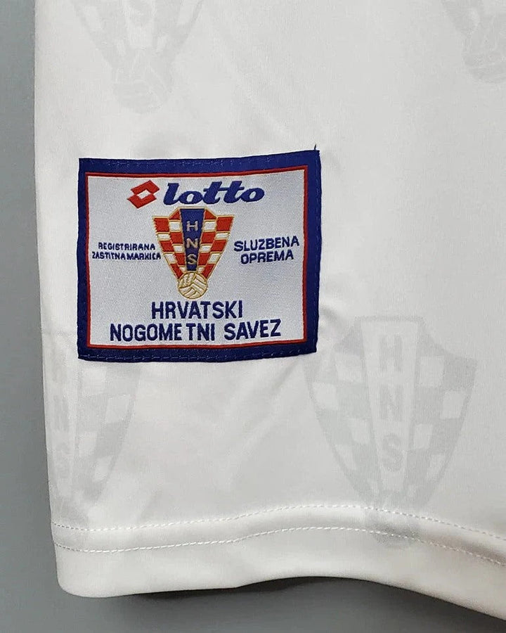 Croatia 98/99 Home Retro Shirt - SUKER #9