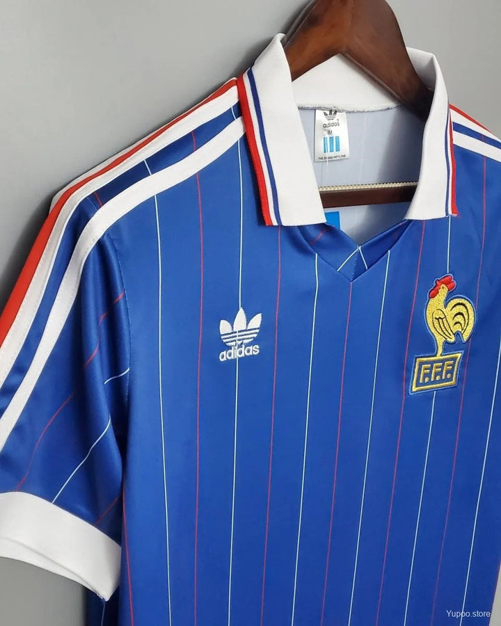 France 82/83 Home Retro Shirt - PLATINI #10