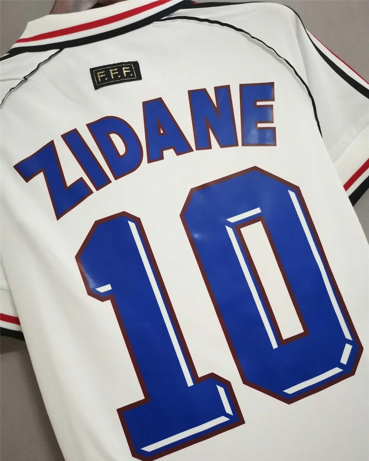 France 98/99 Away Retro Shirt -ZIDANE #10
