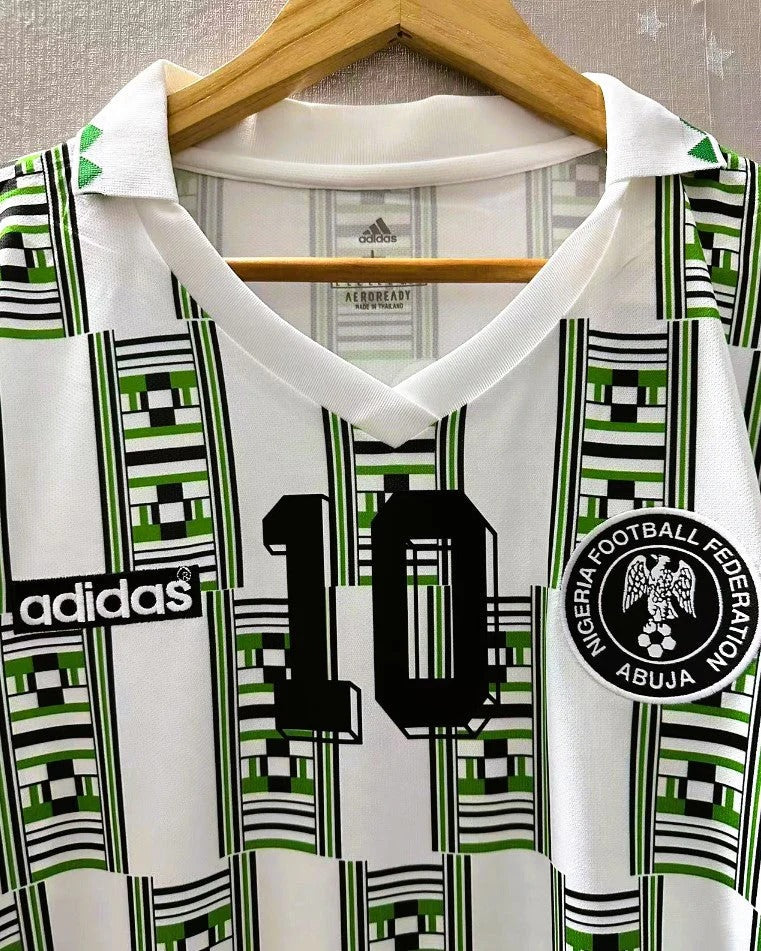 Nigeria 94/95 Away Retro Shirt - OKOCHA JAY JAY #10