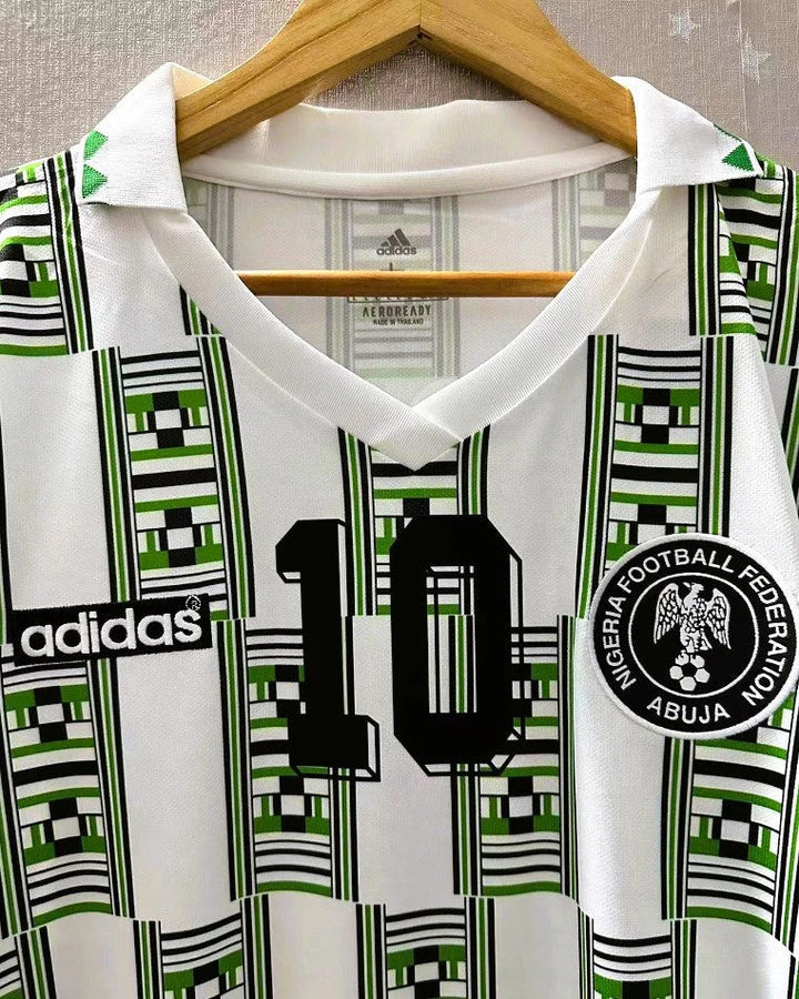 Nigeria 94/95 Away Retro Shirt - OKOCHA JAY JAY #10