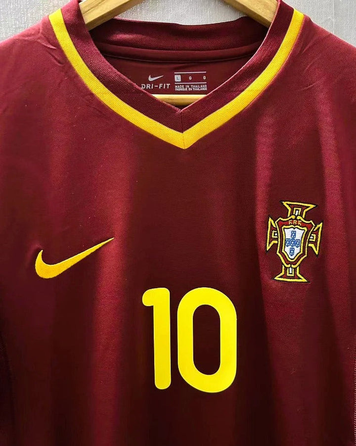 Portugal 01/02 Home Retro Shirt - RUI COSTA #10 (+Patches)