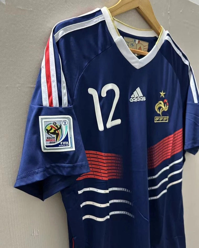 France 10/11 Home Retro Shirt - HENRY #12 (+Patches)