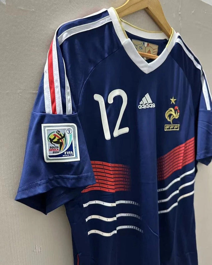France 10/11 Home Retro Shirt - HENRY #12 (+Patches)