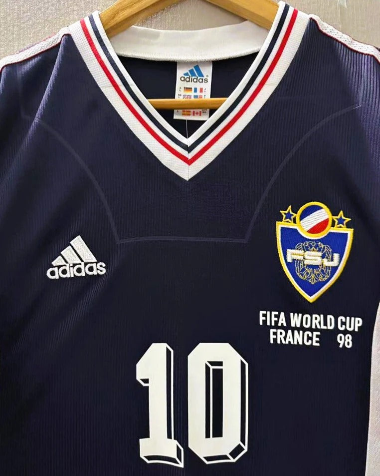 YUGOSLAVIA 98/99 Home Retro Shirt - STOJKOVIC #10