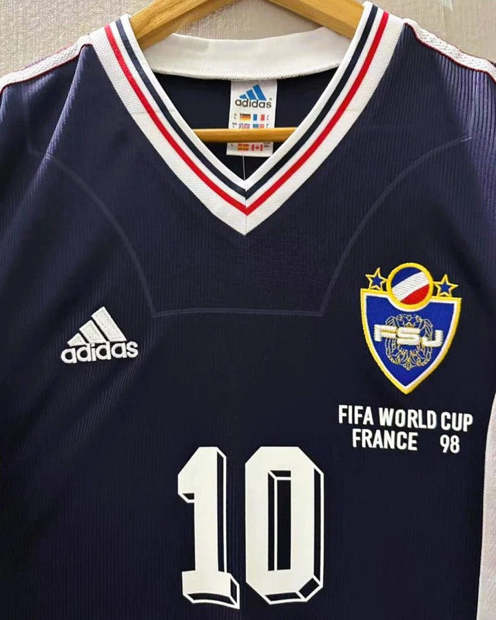 YUGOSLAVIA 98/99 Home Retro Shirt - STOJKOVIC #10