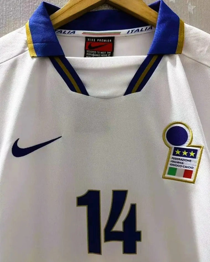 Italy 96/97 Away Retro Shirt - DEL PIERO #14 (+Patches)