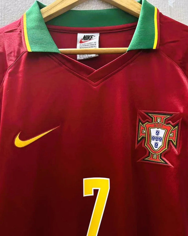 Portugal 98/99 Home Retro Shirt - FIGO #7