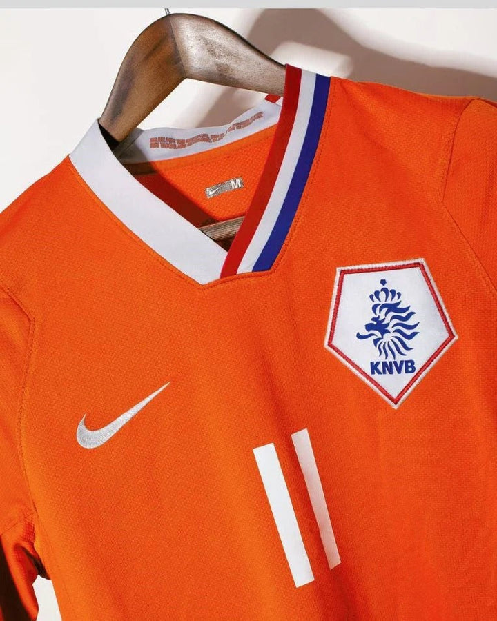 Netherlands 08/09 Home Retro Shirt - ROBBEN #11