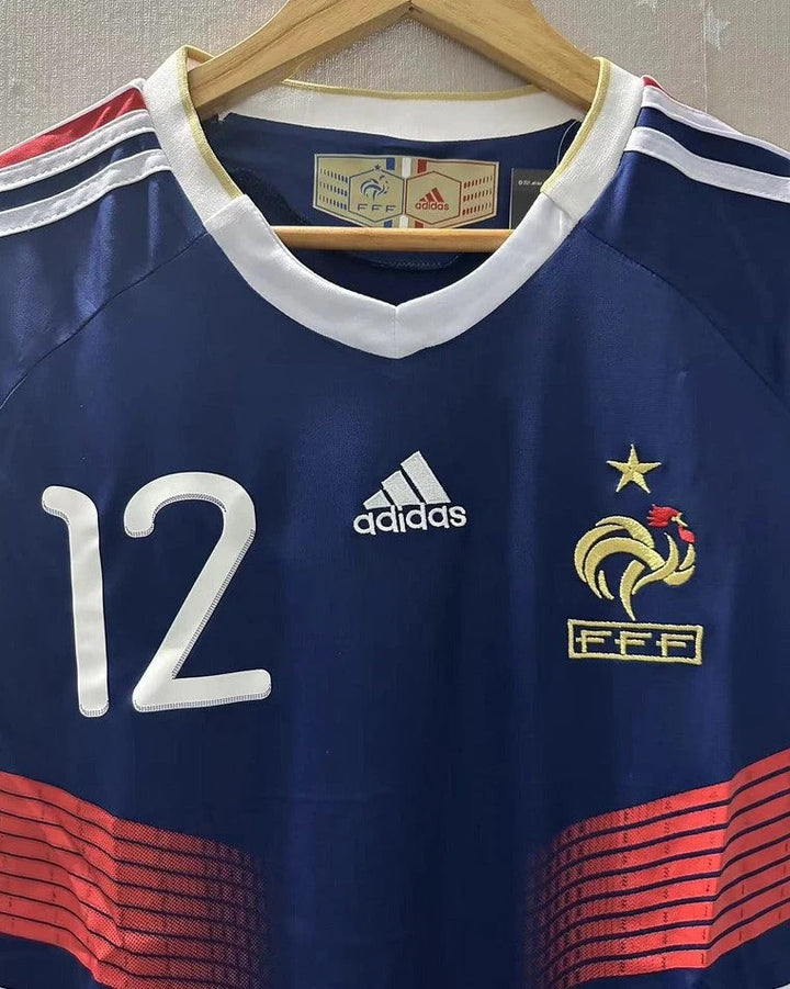 France 10/11 Home Retro Shirt - HENRY #12 (+Patches)