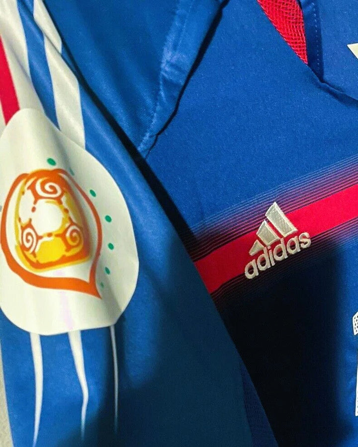 France 04/05 Home Retro Shirt - ZIDANE #10 (+Patches)