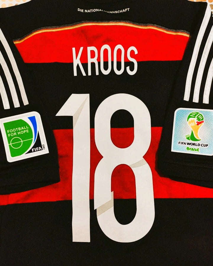 Germany 14/15 Away Retro Shirt - KROOS #18 (+Patches)