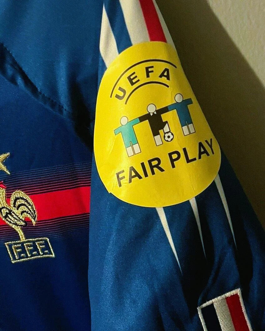 France 04/05 Home Retro Shirt - ZIDANE #10 (+Patches)