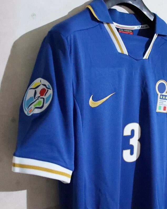 Italy 96/97 Home Retro Shirt - MALDINI #3 (+Patches)