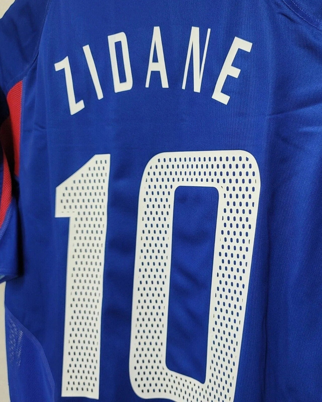 France 04/05 Home Retro Shirt - ZIDANE #10 (+Patches)