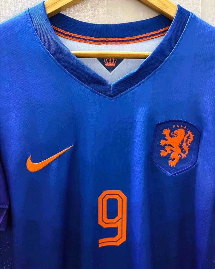 Netherlands 14/15 Away Retro Shirt - VAN PERSIE #9 (+Patches)