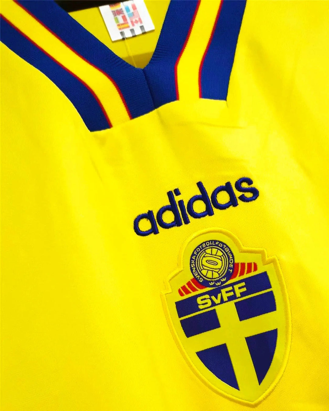 Sweden 94/95 Home Retro Shirt - LARSSON #7