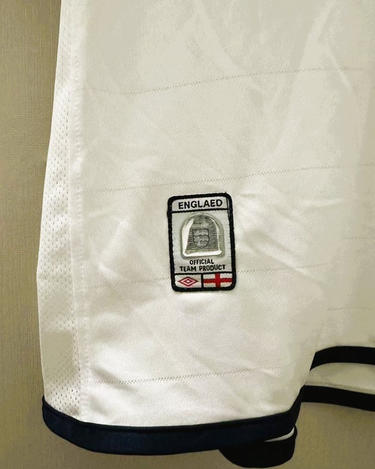 England 04/05 Home Retro Shirt - BECKHAM #7 (+Patches)