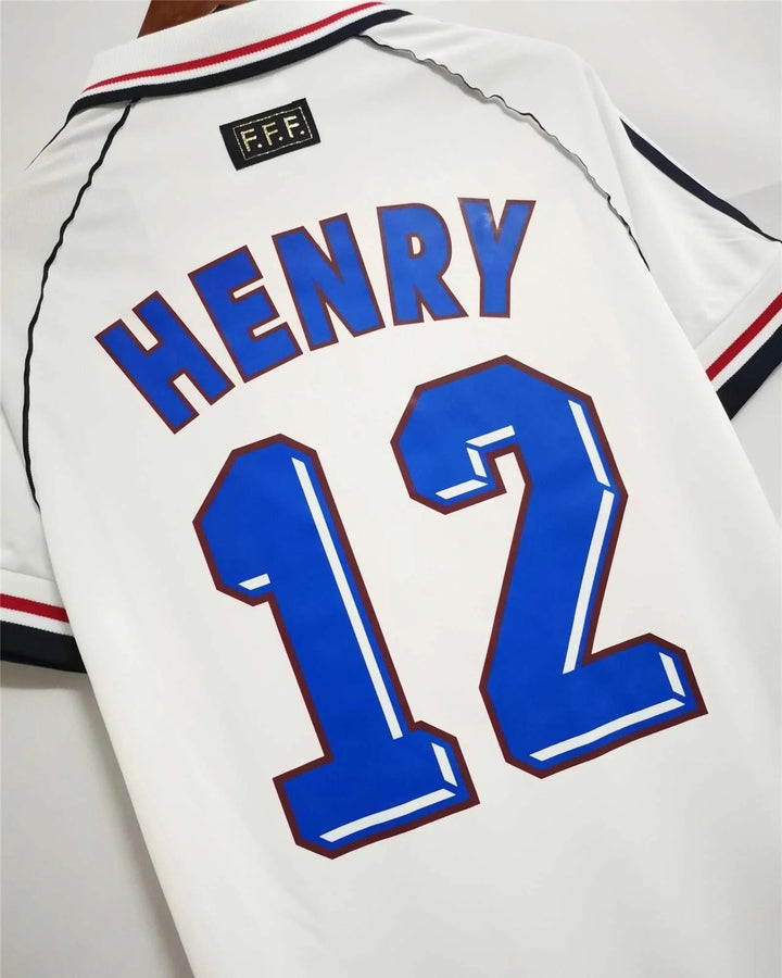 France 98/99 Away Retro Shirt - HENRY #12