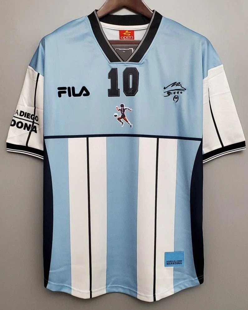 Argentina 01/02 Home Retro Shirt - MARADONA #10