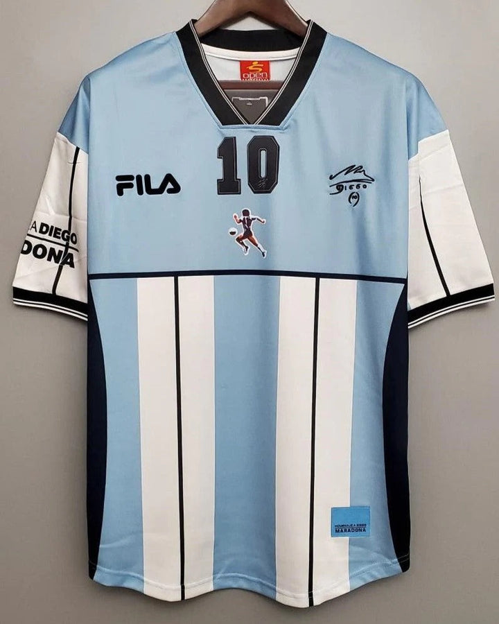 Argentina 01/02 Home Retro Shirt - MARADONA #10